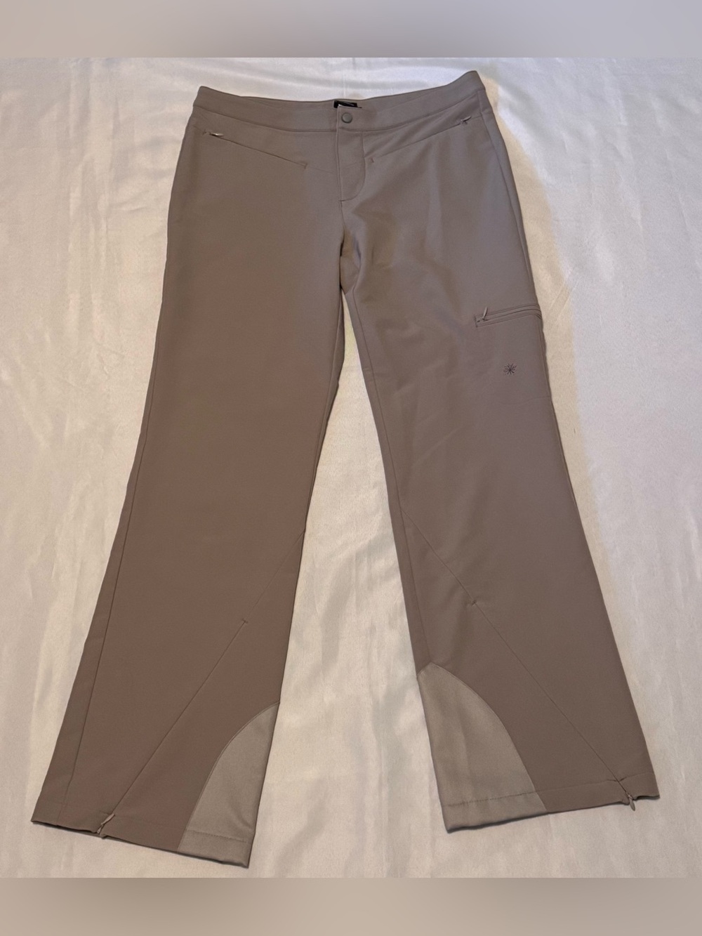 Athleta Snow / Ski Outdoor Tech Pants Beige Size 10 EUC